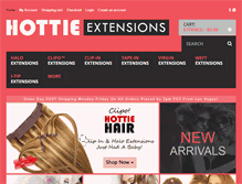 Tablet Screenshot of hottieextensions.com